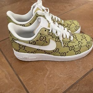 Nike AF1 custom Gucci 8.5 shoes